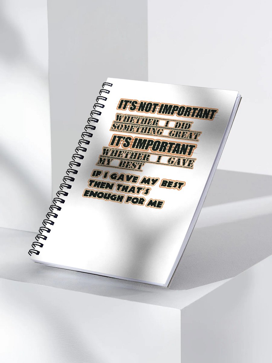 Give Your Best Spiral Notebook product image (3)