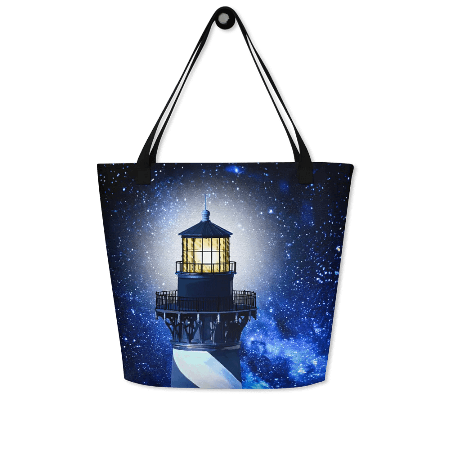 Cape Hatteras Lighthouse At Night - North Carolina Tote Bag product image (9)