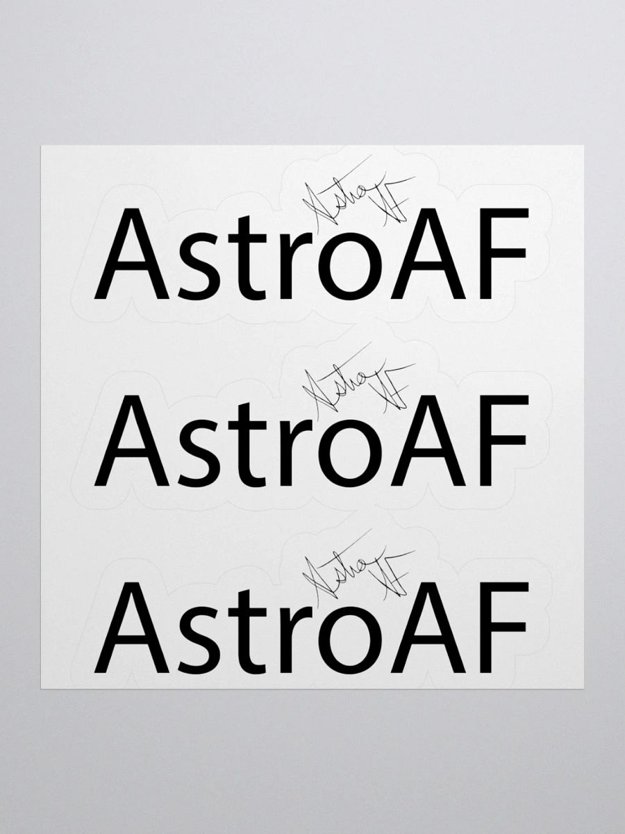 AstroAF Signature Cutouts Sticker Pack product image (1)