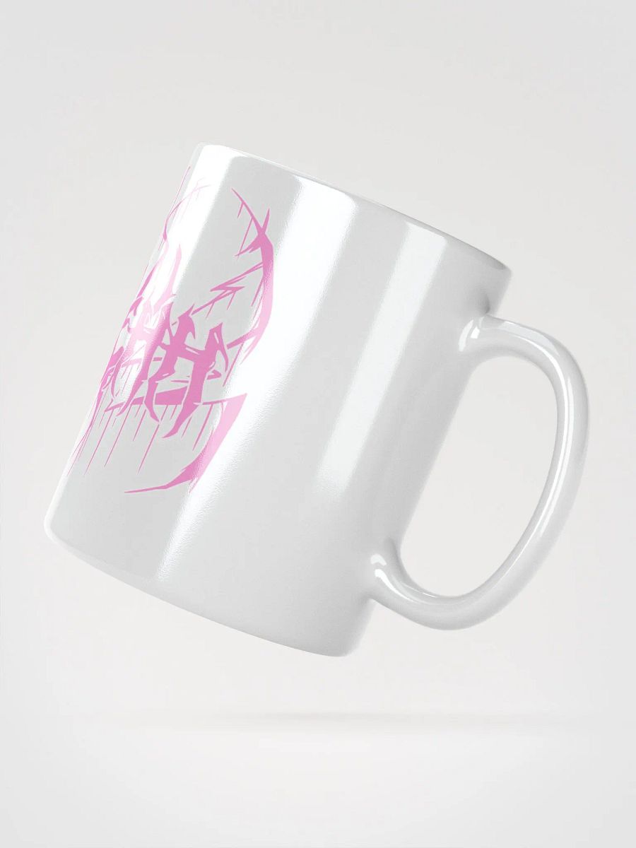Justloliehh metal logo Pink n White MUG product image (4)