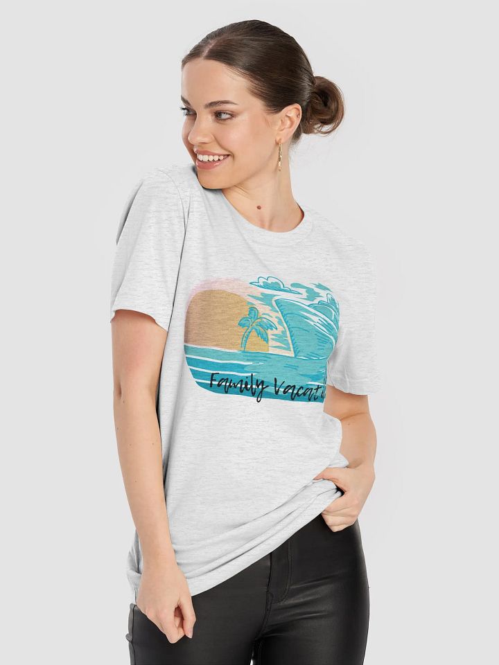 Cruise Ship Sunset Family Vacation 2025 T-Shirt product image (2)