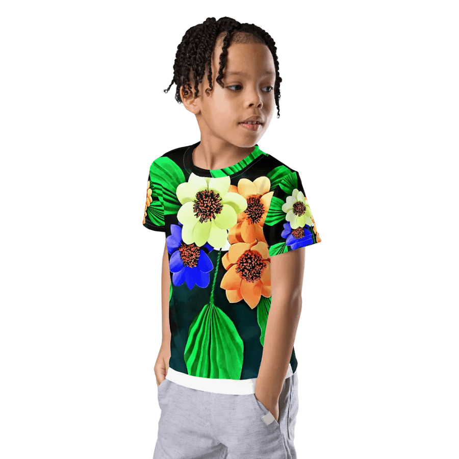 All-Over Print Kids Crew Neck T-Shirt product image (12)