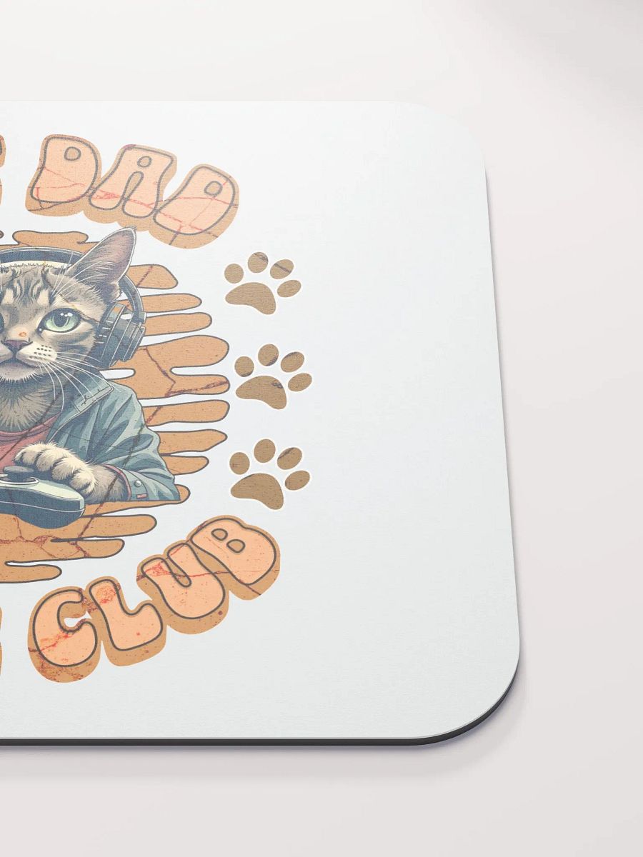 Cat Dad Gamer Club Mouse Pad product image (5)