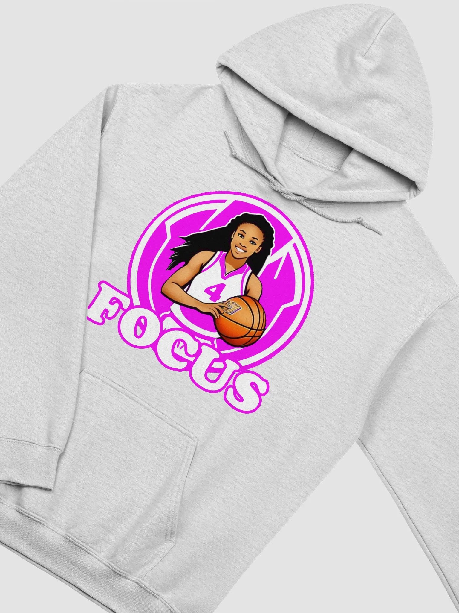 Novelty Ball Girls FOCUS Hoodie (Pink) product image (28)
