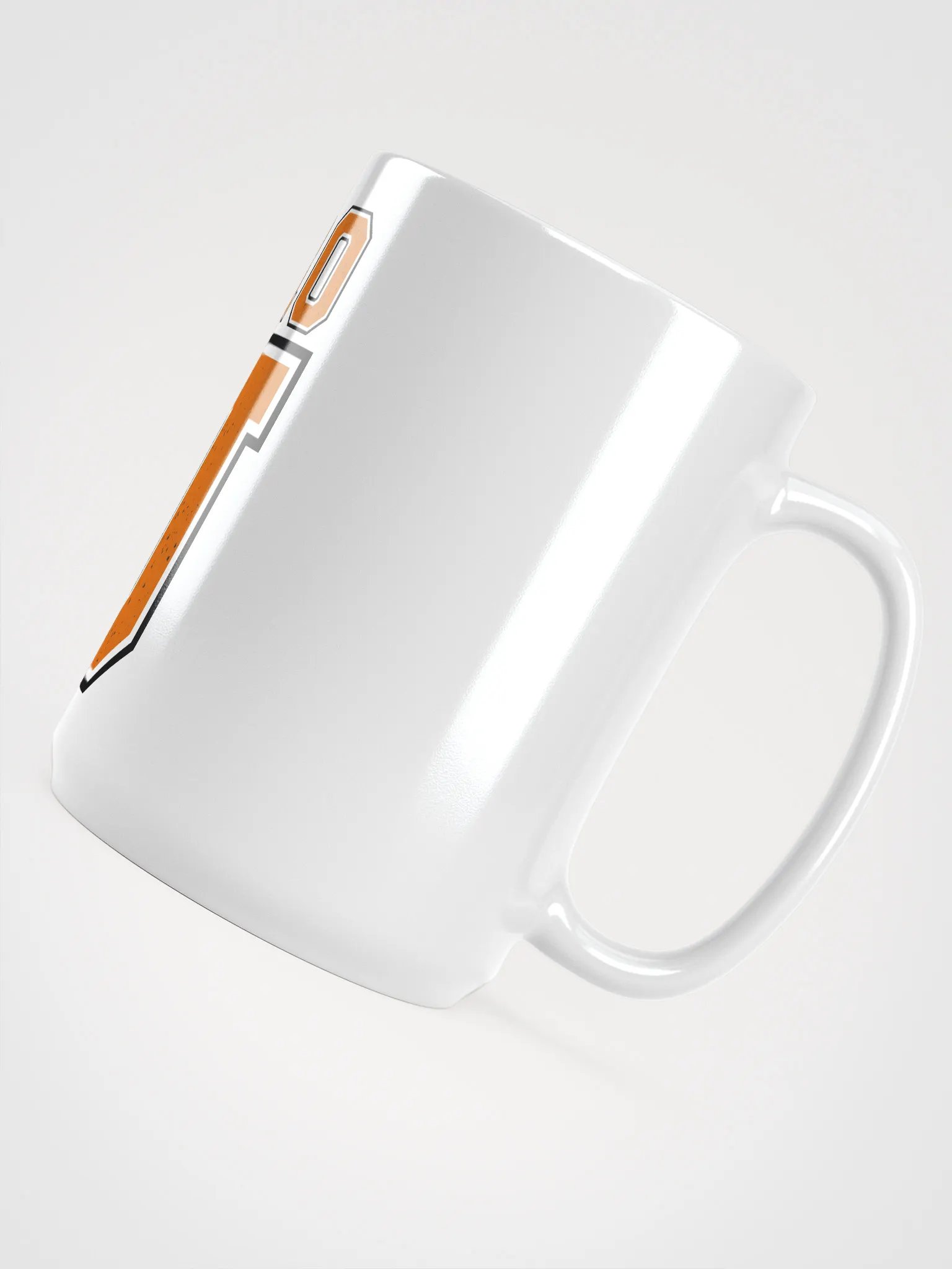 BRO-U White Glossy Mug product image (4)