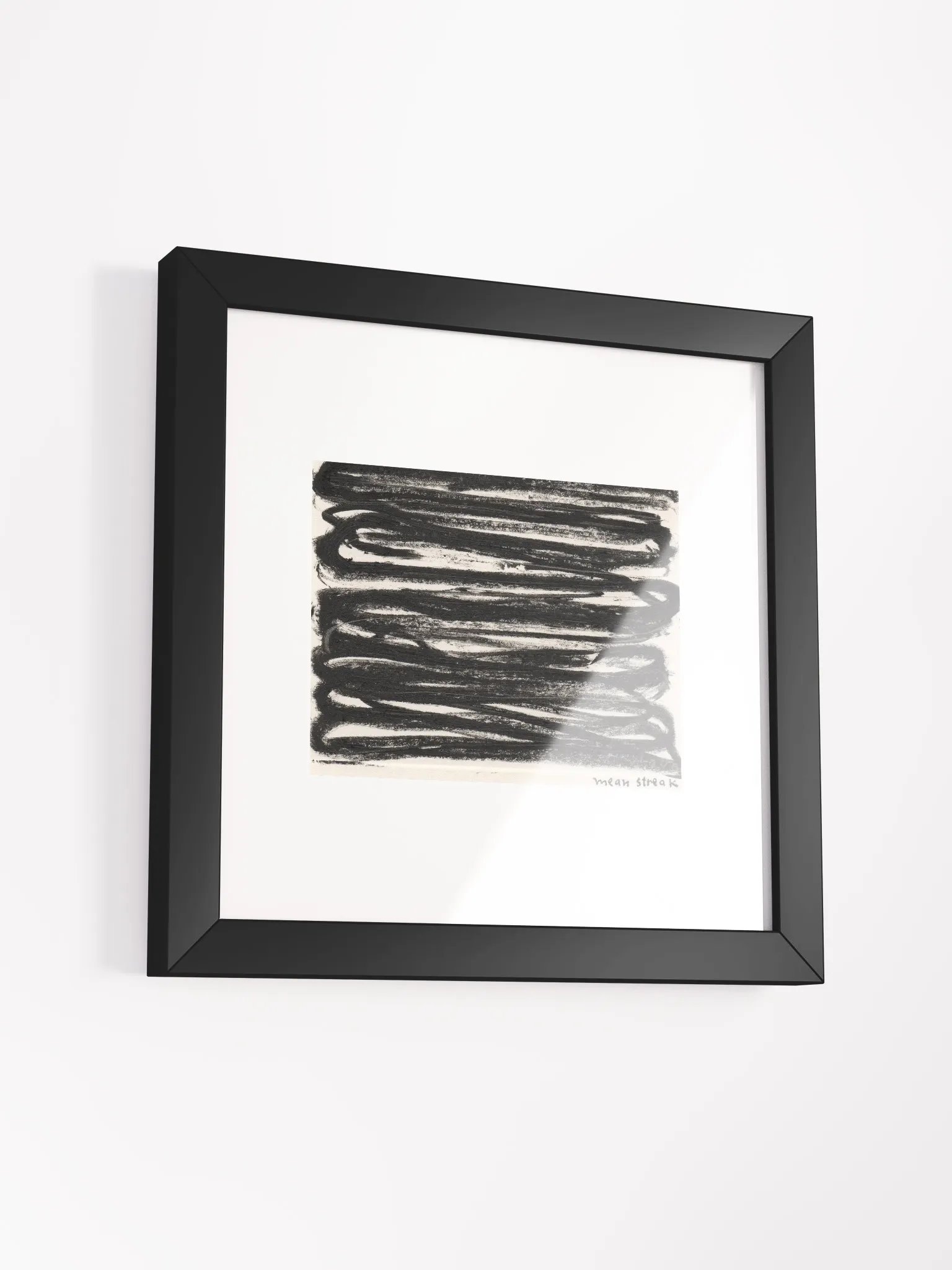 mean streak Panel Card Print Framed product image (2)