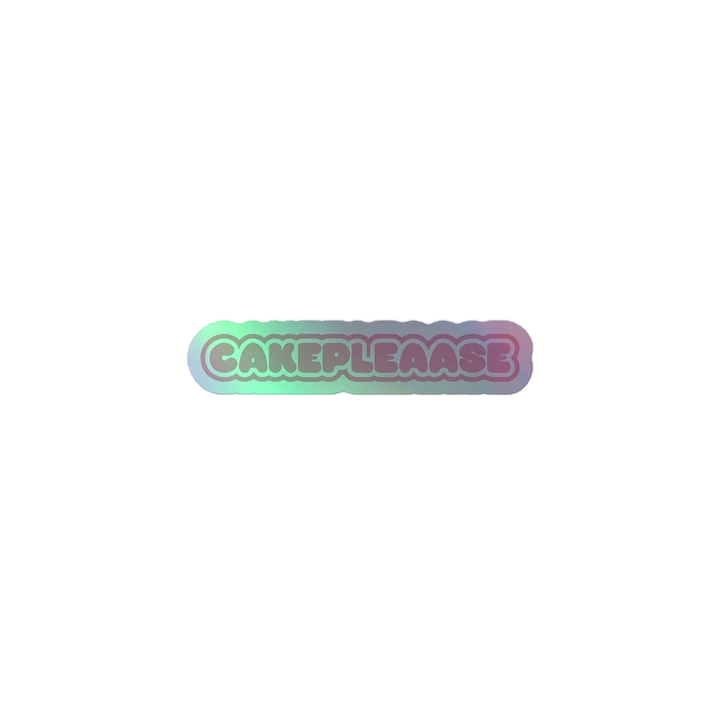 CakePleaase Holographic Sticker product image (1)