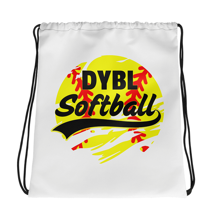 DYBL Softball All-Over Drawstring Bag product image (1)