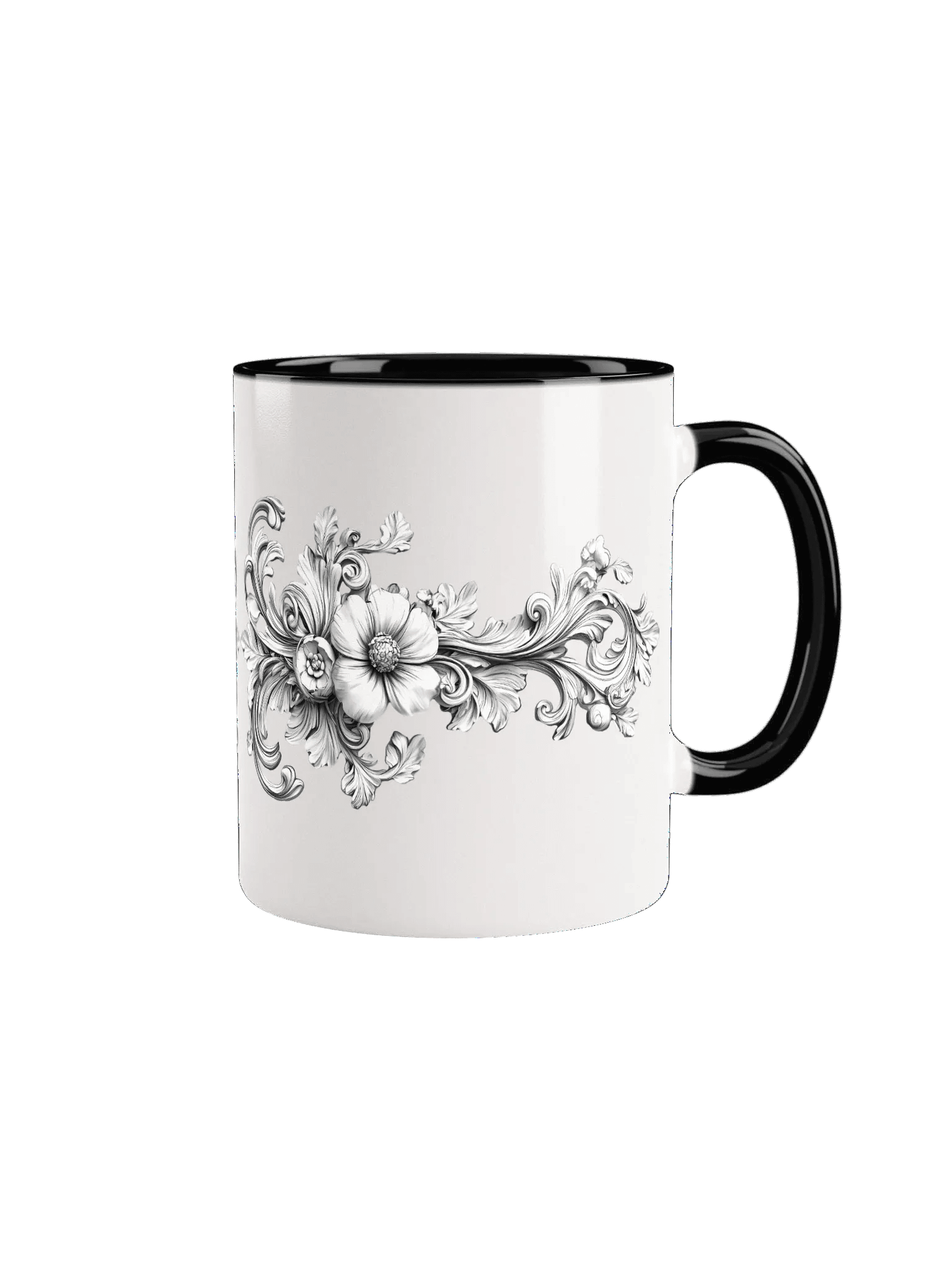 Symmetrical Blooms Ceramic Mug product image (2)