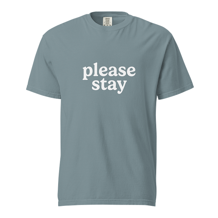 Please Stay — Encouraging Mental Health: Comfort Colors T-Shirt product image (1)