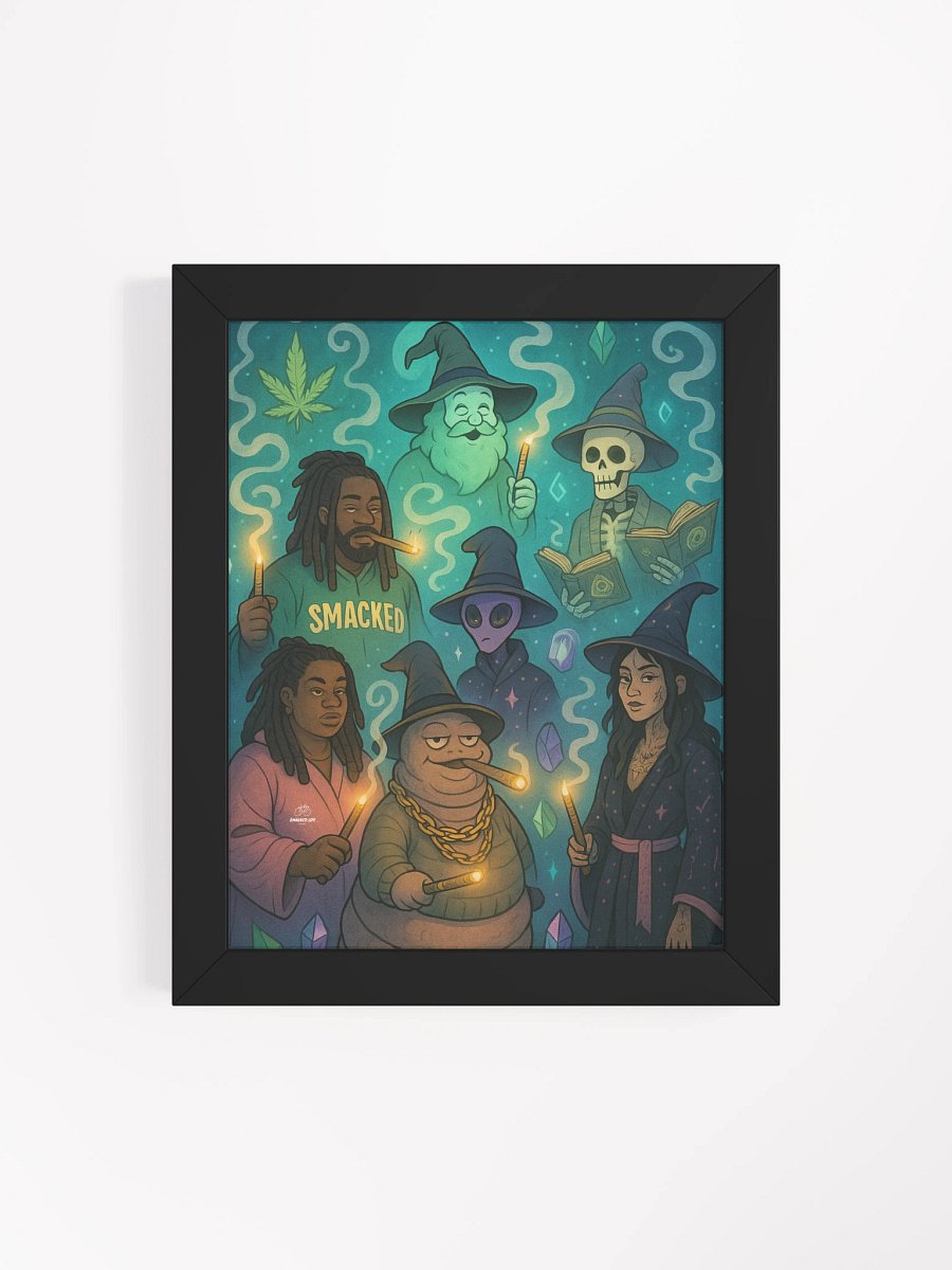 “Smacked Sorcery Vol. 1” Framed Stoner Wizard Poster product image (76)
