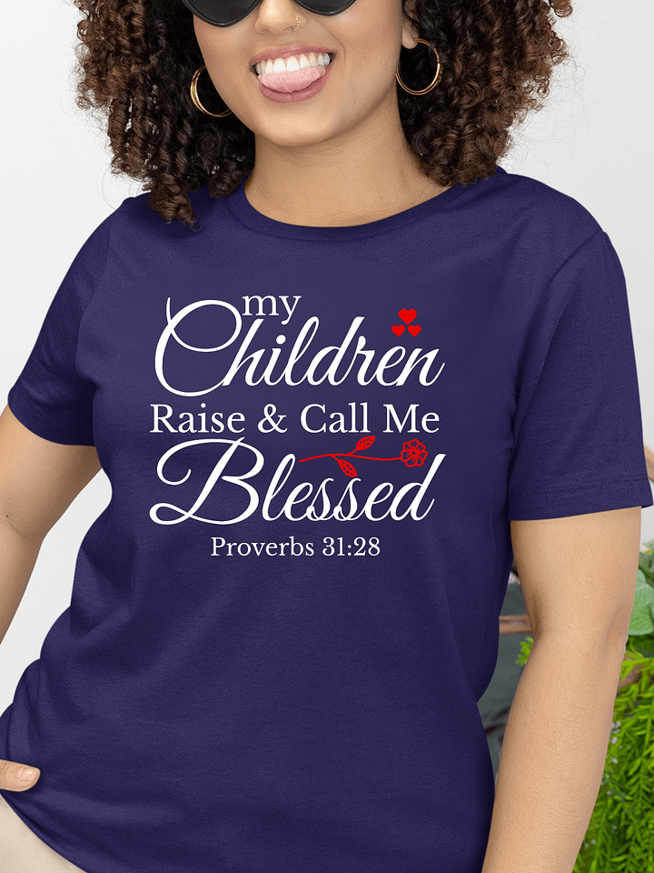 Blessed Mama Bella Canvas T-shirt. product image (40)