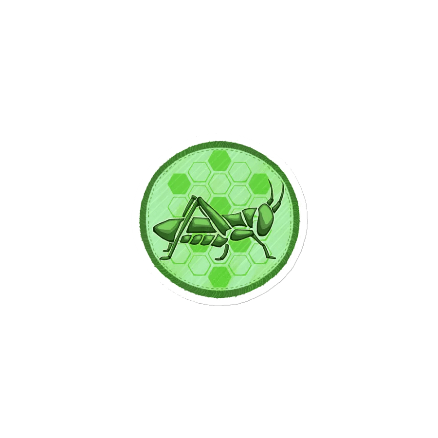 Green Grasshoppers Magnet product image (1)
