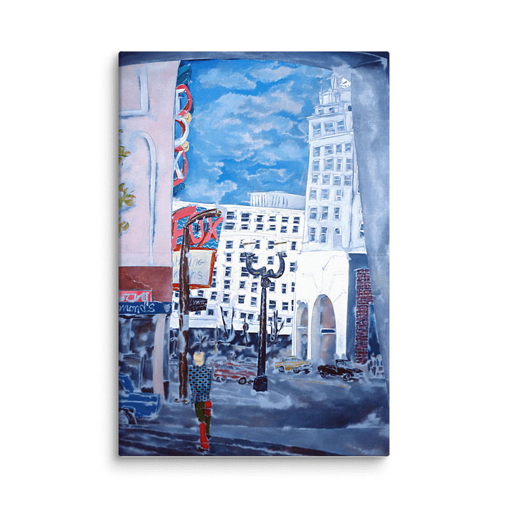 From Metro on Broadway (1986) on canvas (40" x 60") product image (2)
