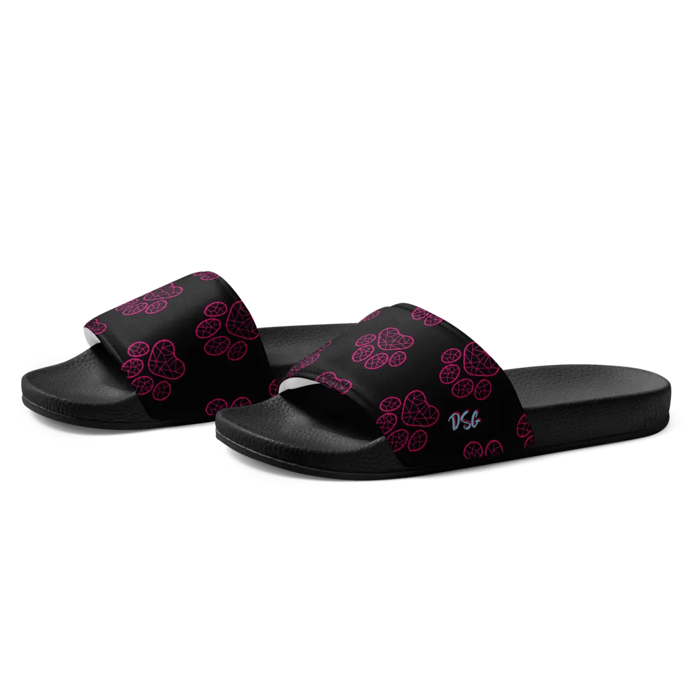 Neon Pawprint Women's Slides product image (3)