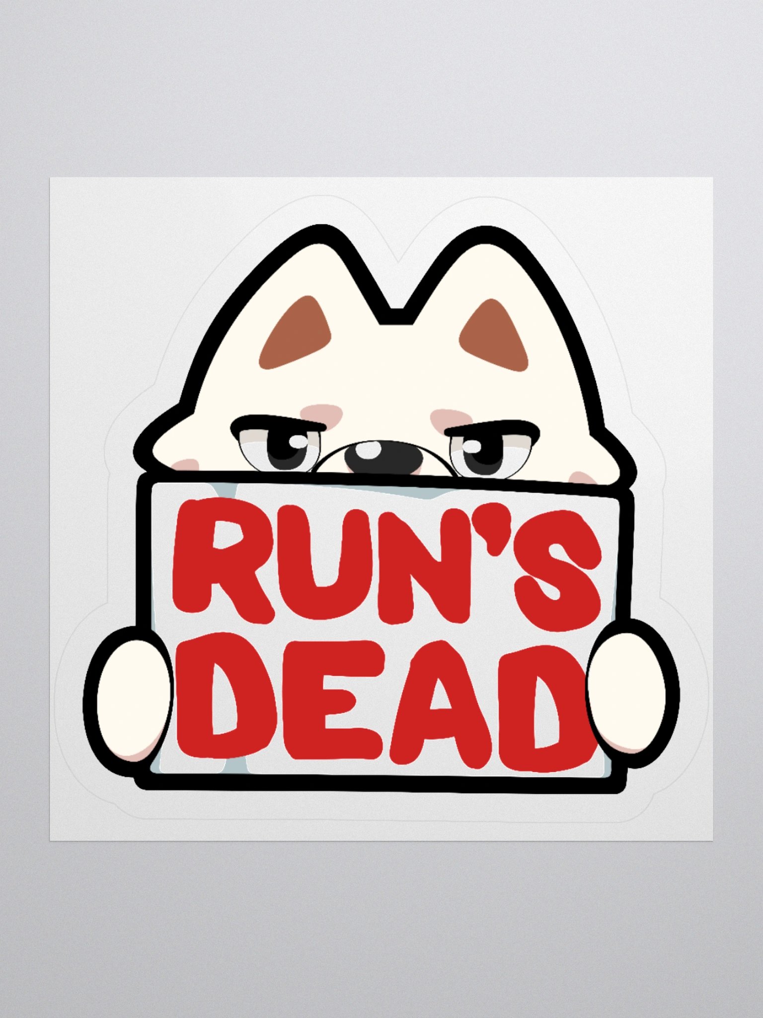 Run's Dead Sticker product image (1)