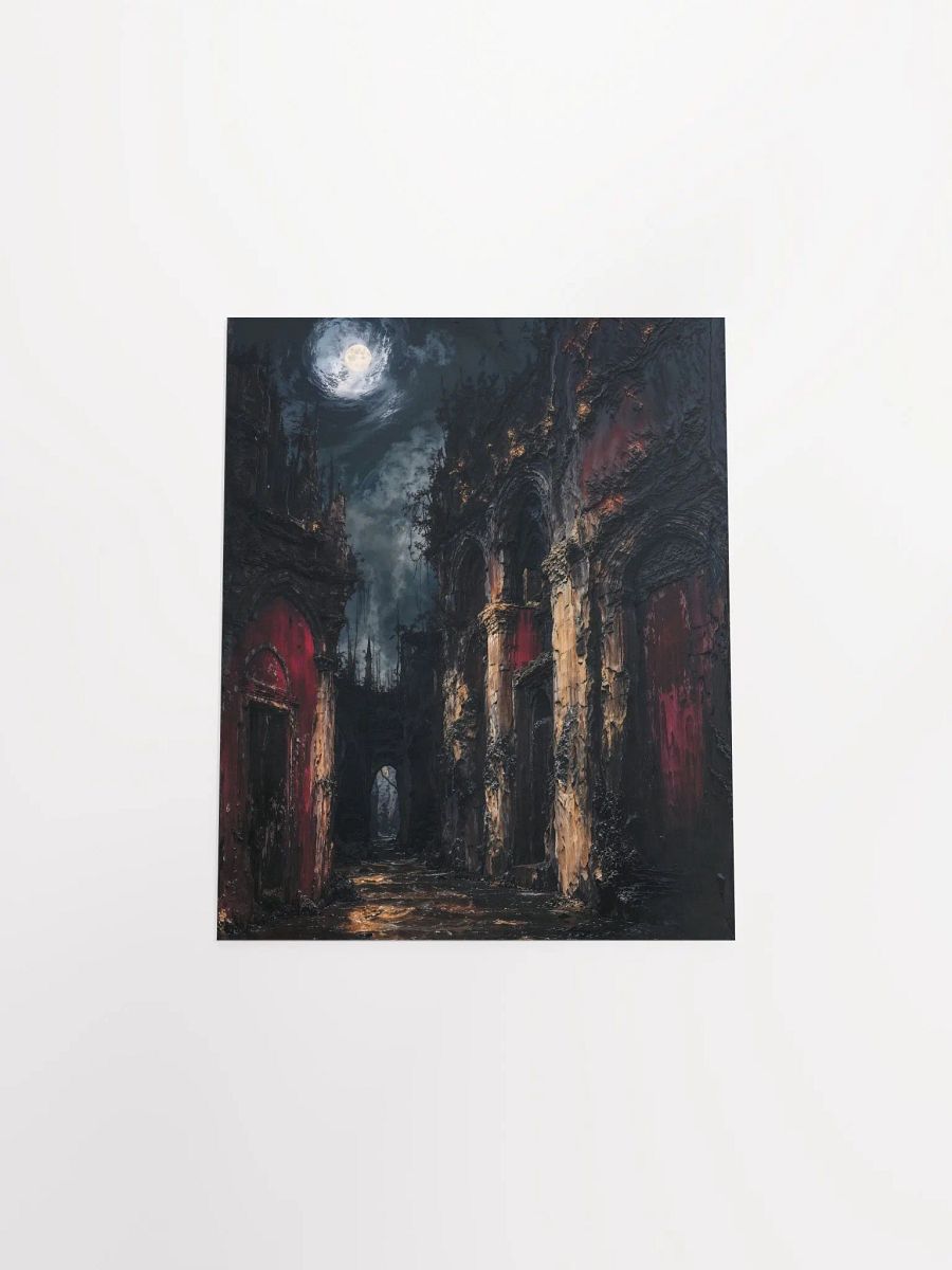 Moonlit Gothic Passage Poster product image (26)