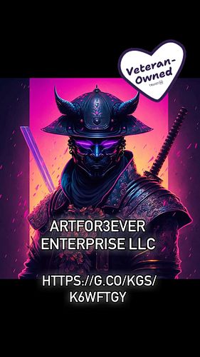 Check it out in the bio. Clothing, gaming videos, podcasts, advice. ArtFor3ver does it. Show up for a veteran today and remem...