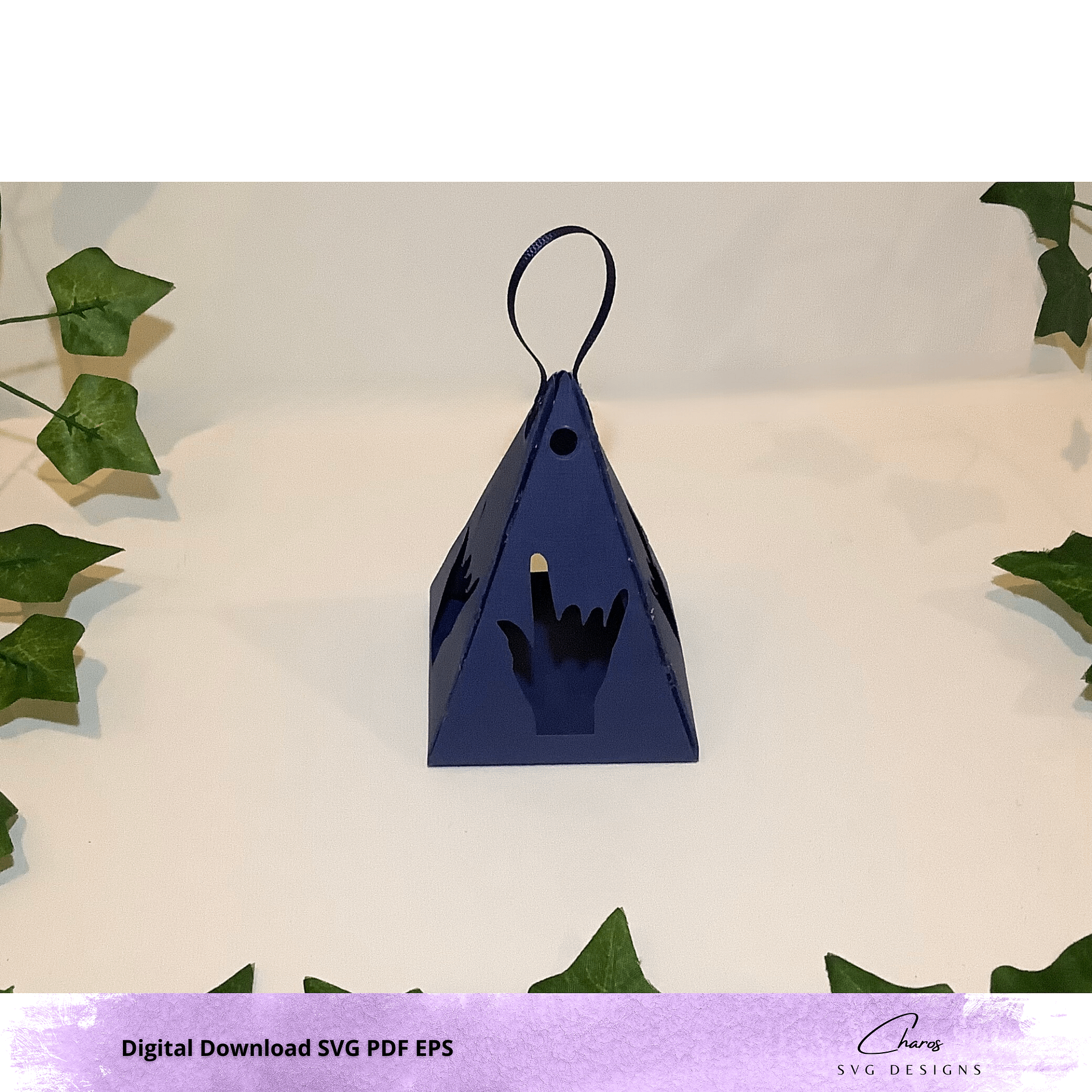 Scalable Pyramid Favor/Gift Box Bundle Template SVG product image (4)