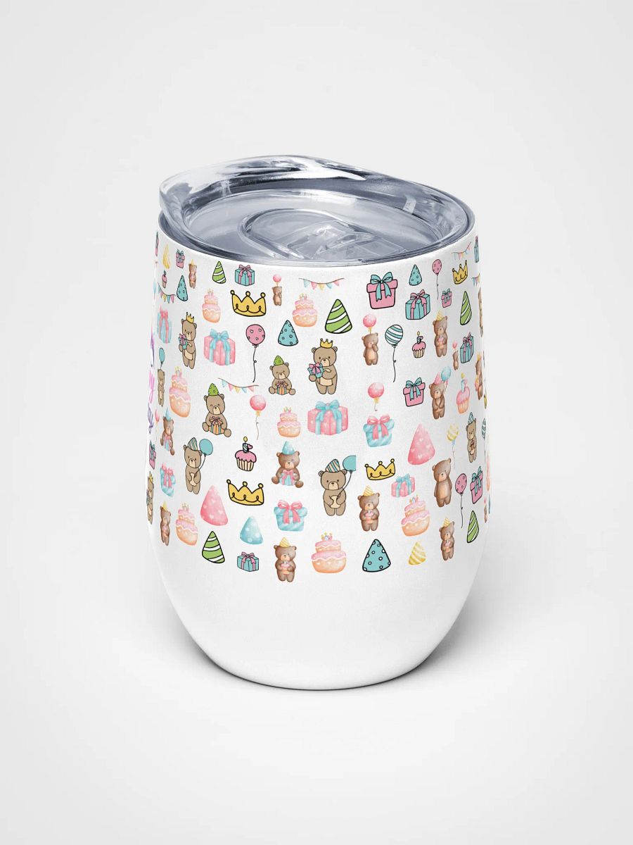 Festive Birthday Wine Tumbler product image (5)
