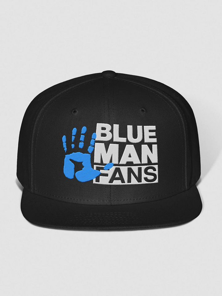 Blue Man Fans Hand Print Embroidered Cap product image (1)