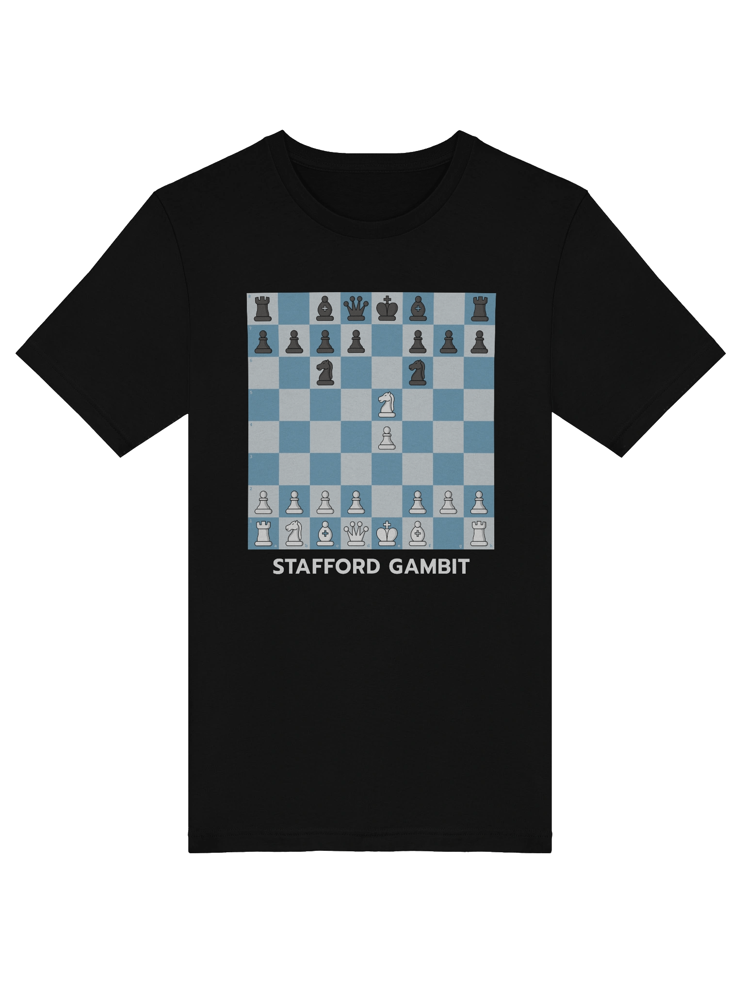 Stafford Gambit Chess T-shirt product image (5)