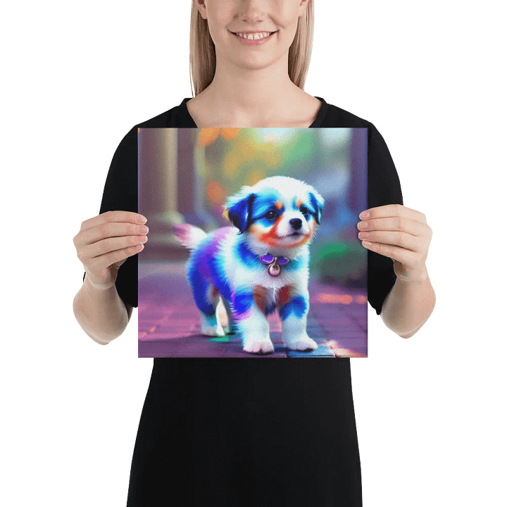 Cute Dog Digital Painting - v17 product image (2)