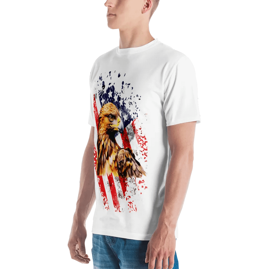 American Patriotic Eagle All-Over Print Tee product image (5)