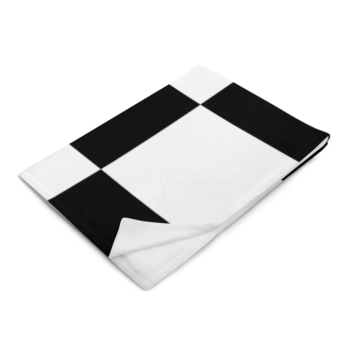 Black and White blanket product image (14)