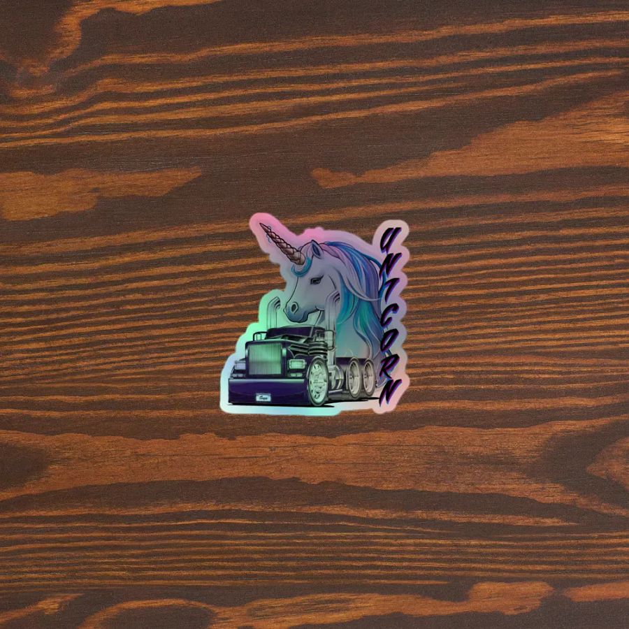 Unicorn Trucking Sticker product image (3)