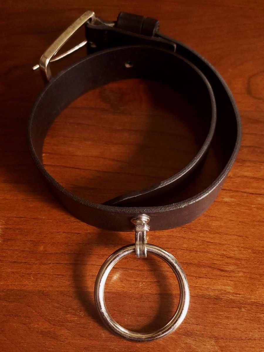 Black & Silver O-ring Collar (repurposed) product image (2)
