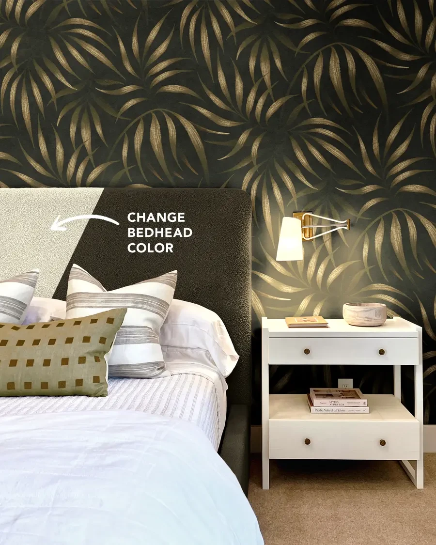 Wallpaper Mockup - Bedside with white table product image (3)
