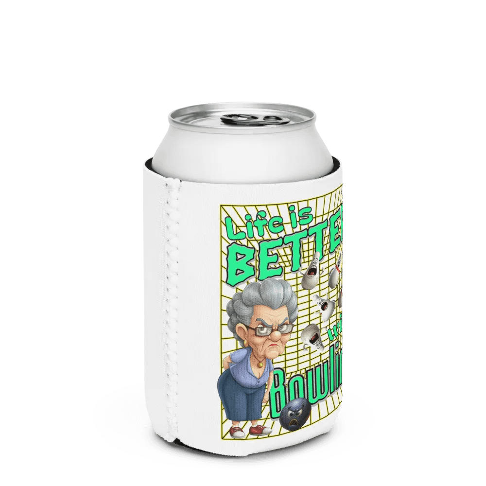 Life Is Better With Bowling Coozie Cooler product image (2)