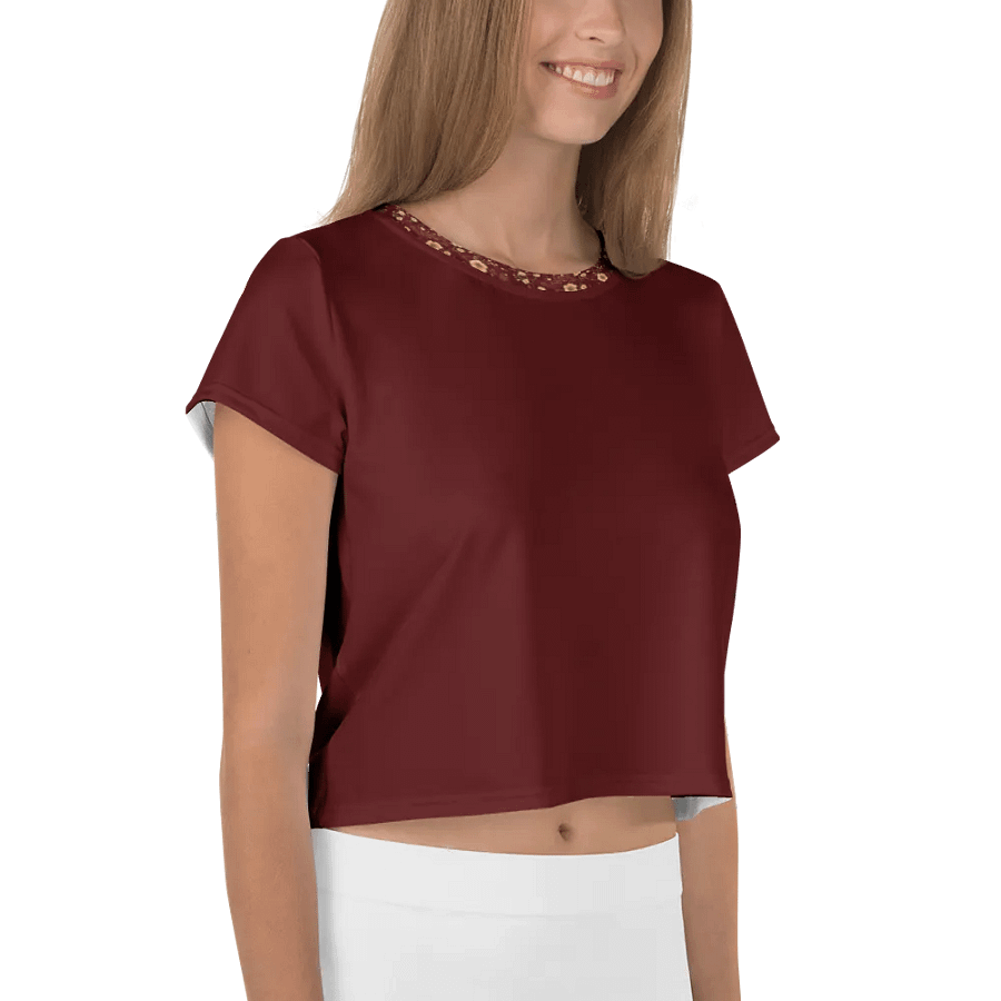 Agni - Crop Top Tee - Red product image (4)