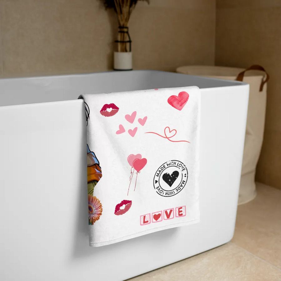Archie and I beach towel product image (3)