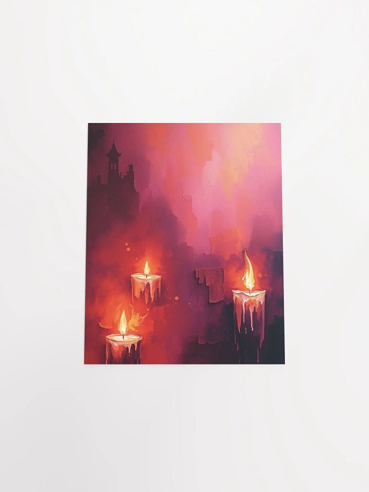 Abstract Candlelit Matte Poster product image (6)