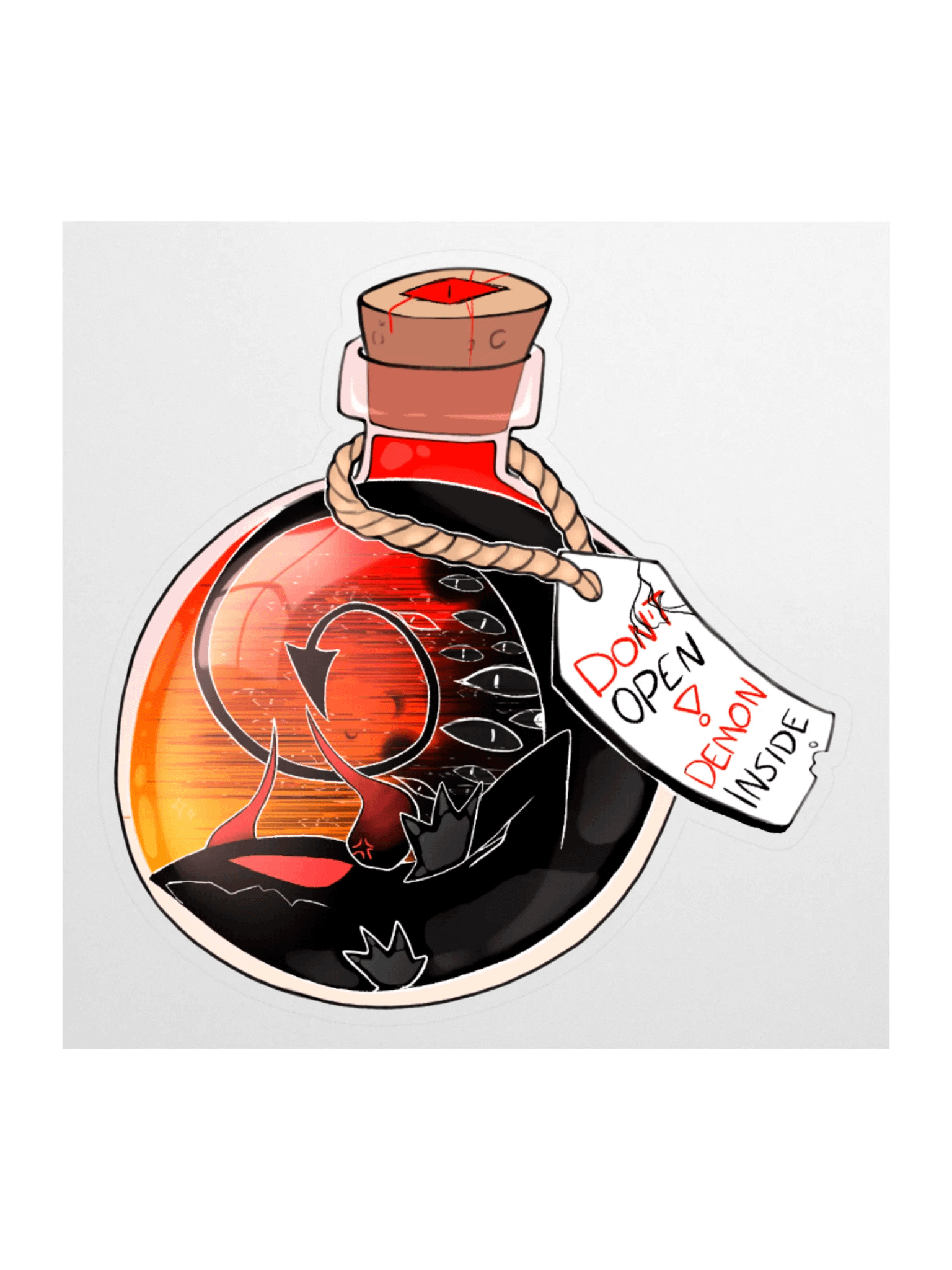 Demon in a bottle Sticker product image (2)