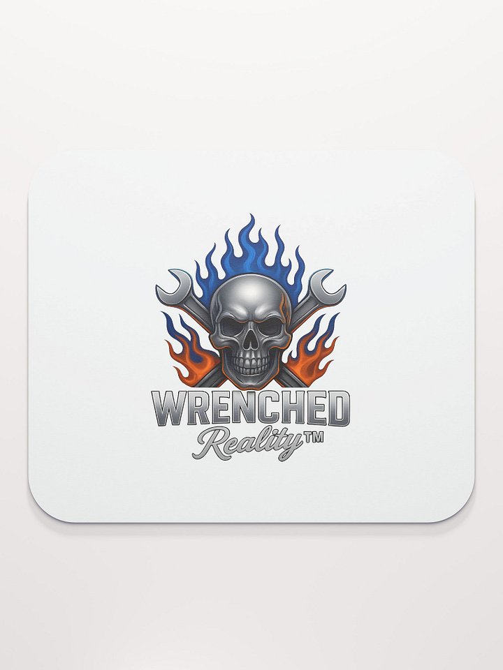 Flaming Skull Mouse Pad product image (2)