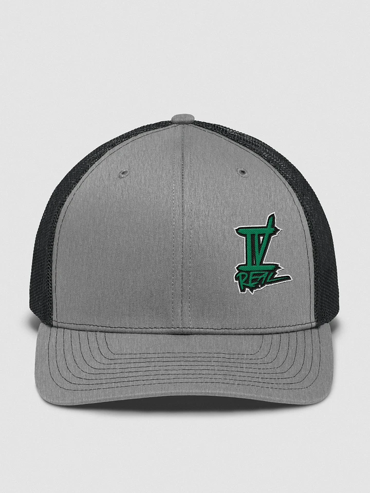 IVREAL Trucker Hat Green Embroidered Logo product image (21)