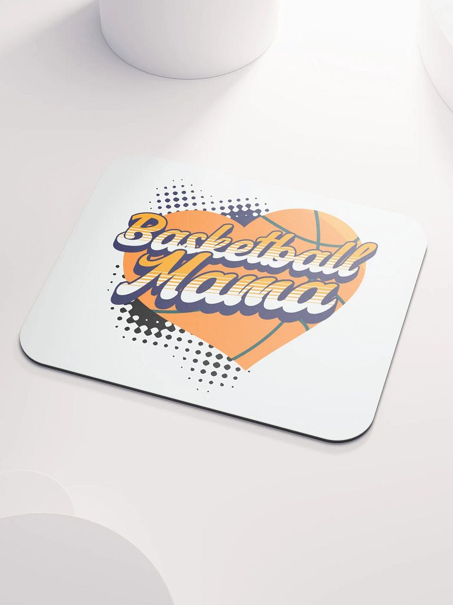 Mama Heart Basketball Classic Mouse Pad product image (3)