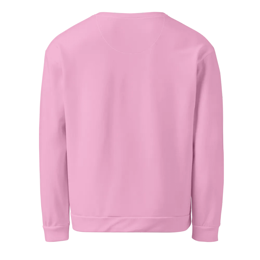 Plain Light Carnation Pink True Summer Unisex Recycled Polyester Heavyweight Premium Sweatshirt by Treasure Pie product image (3)