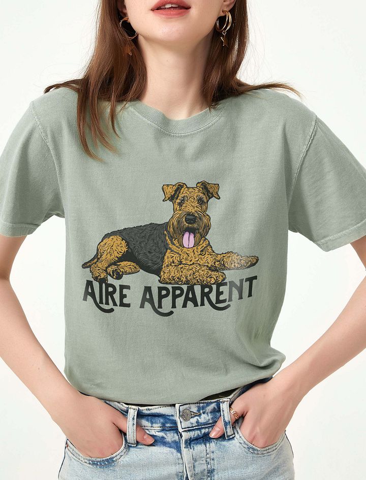 Aire Apparent T-Shirt of an Airedale Terrier | Funny T-Shirt for Airedale Terrier Paw-rents product image (1)