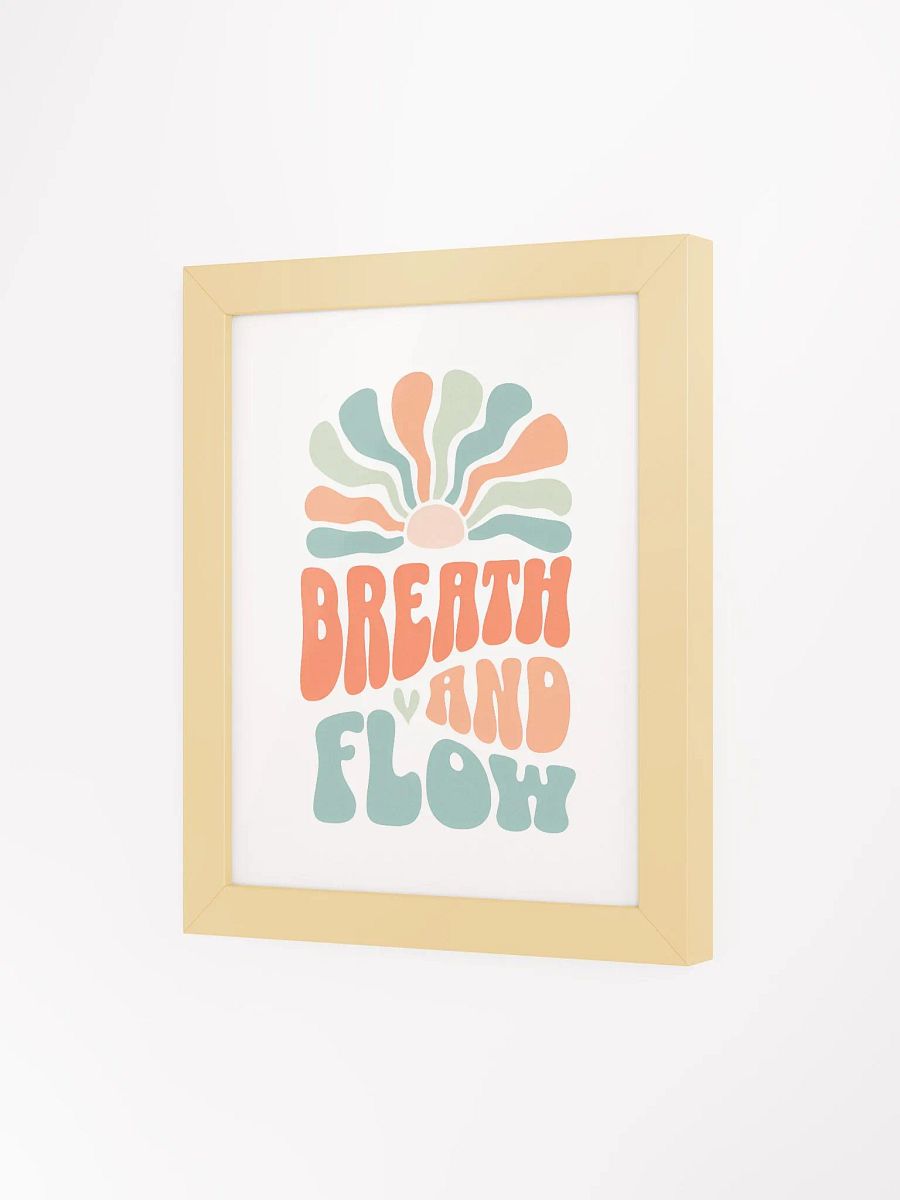 Breathe & Flow Framed Poster 🧘‍♀️ product image (31)