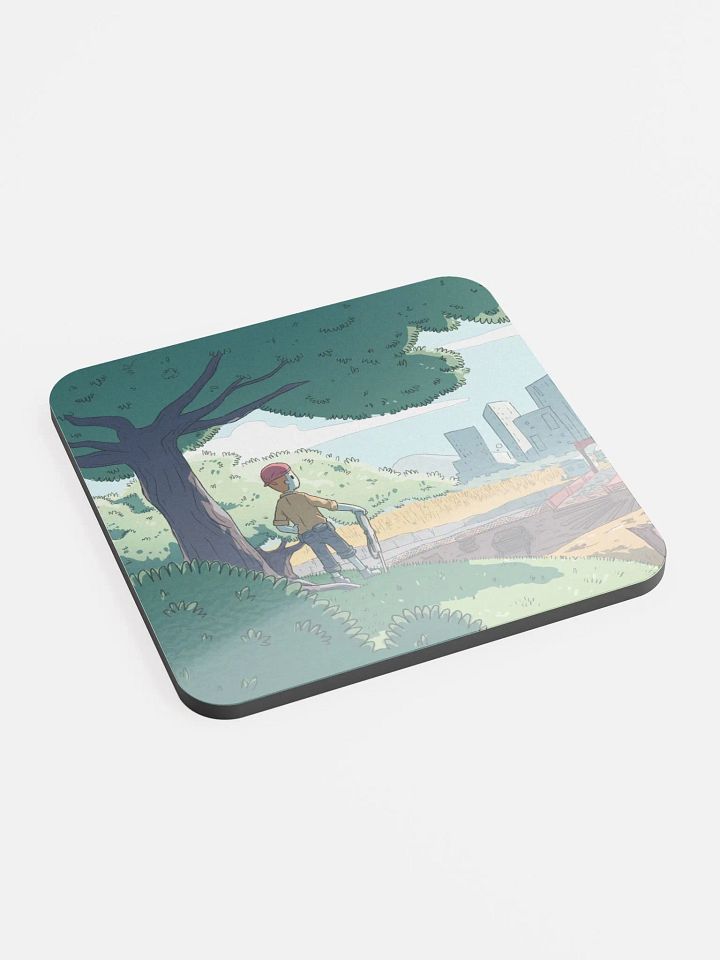 Defence of Hope | Glossed Cork Coaster product image (2)