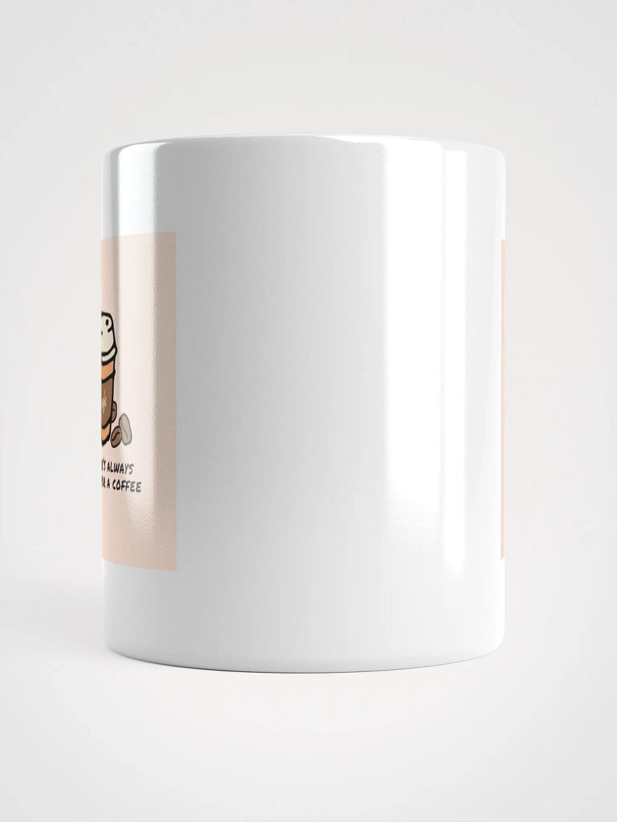 Café Time Illustration White Glossy Mug product image (14)