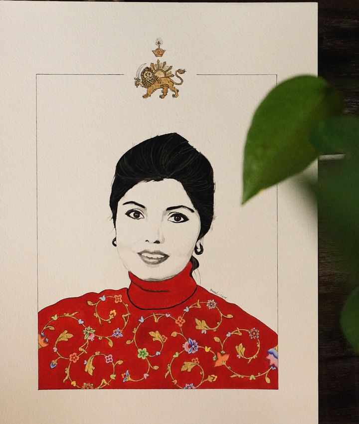 HRH Yasmine Pahlavi Portrait - پرتره والاحضرت یاسمین پهلوی product image (1)