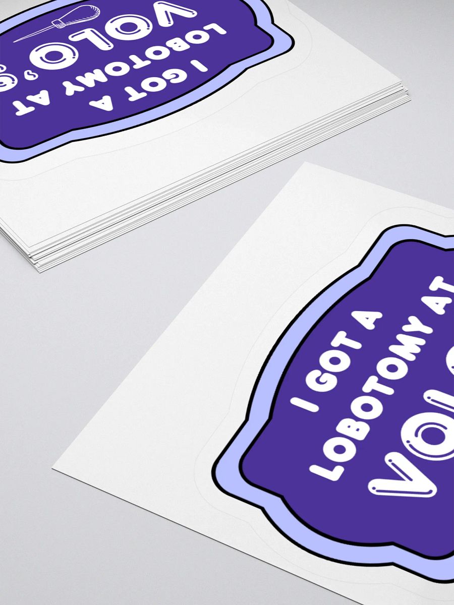 LOBOTOMY AT VOLO'S ☆ sticker product image (16)