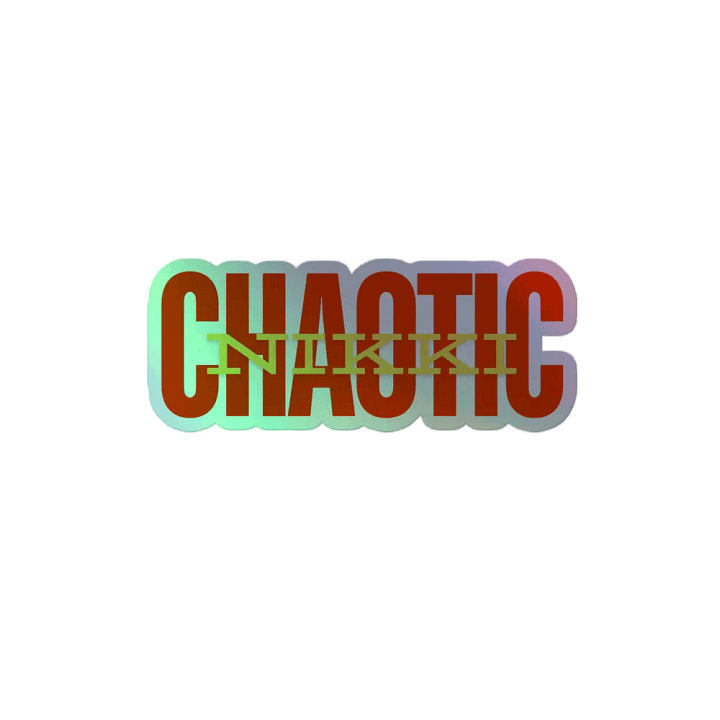 Chaotic Nikki Holographic Sticker Set product image (2)