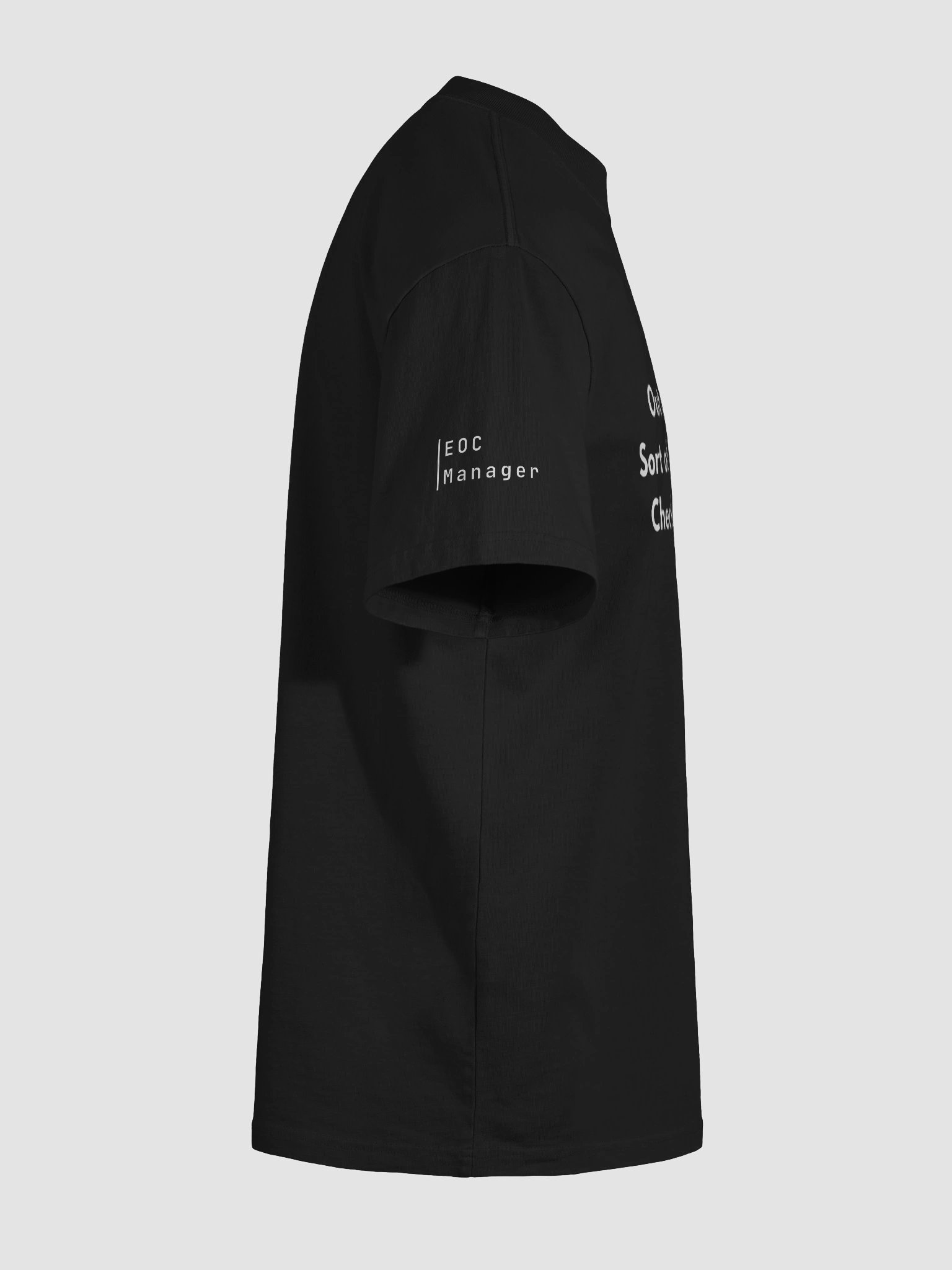 EOC Manager Holiday T-Shirt – “Out of Office (Kind of)” Edition product image (11)