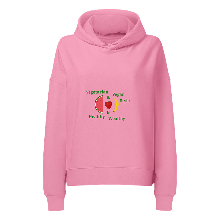 Fruitful Vegan Vibes Organic Hoodie product image (1)